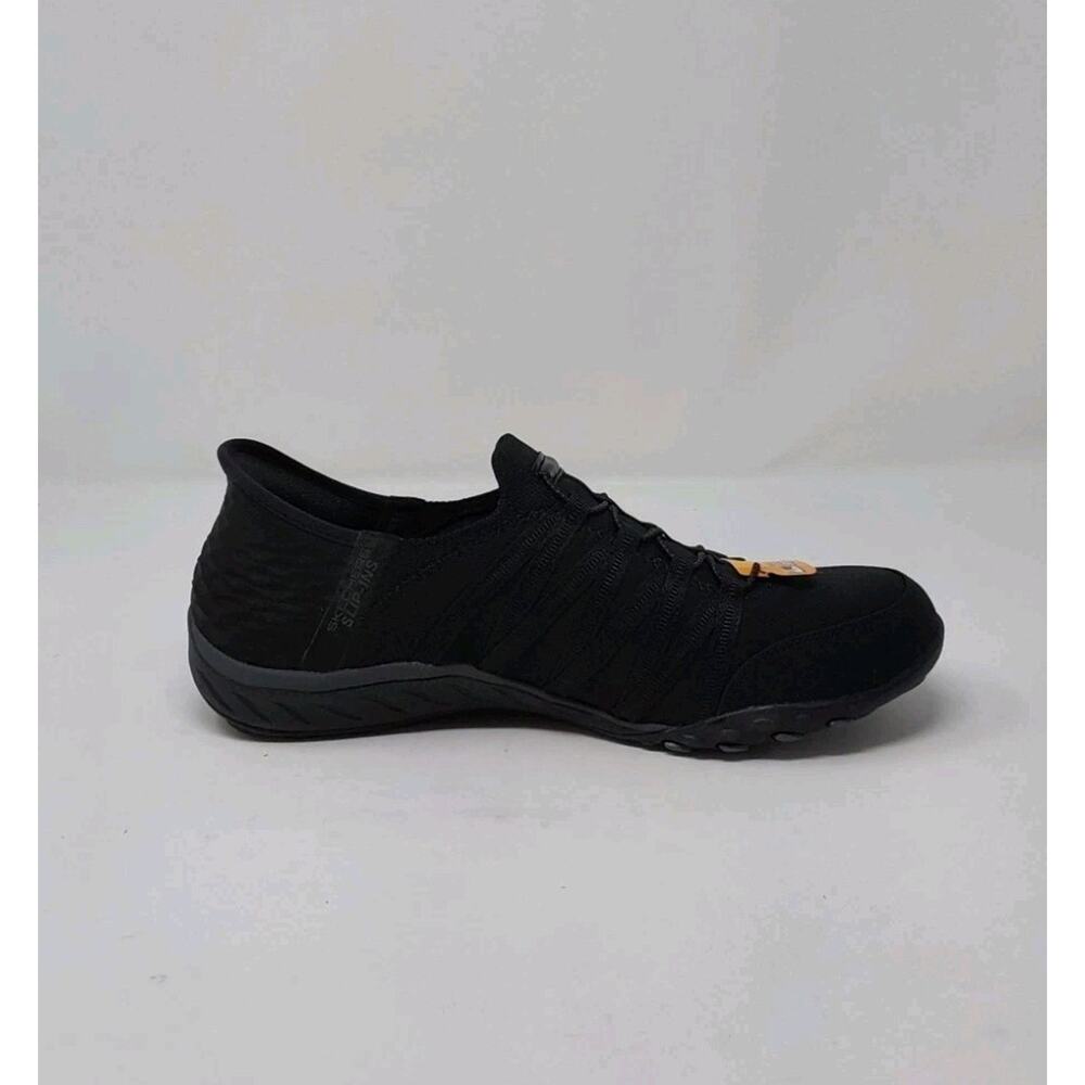 Skechers Slip-Ins Breathe Easy Roll With Me Black Womens Size 10 Relaxed Fit - Picture 14 of 16